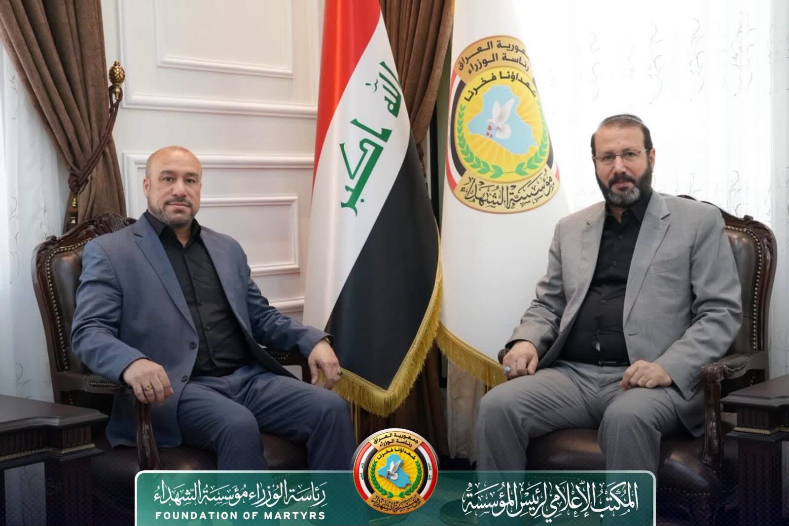 معالي رئيس المؤسسة يستقبل النائب سعود الساعدي لمتابعة إجراءات التعديل الثالث لقانون المؤسسة